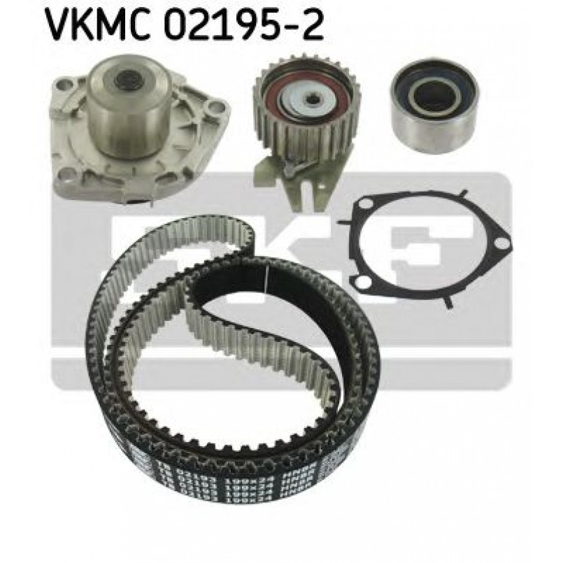 VKMC 02195-2 SKF - Насос охолоджуючої рідини + комплект зубчатого ремня